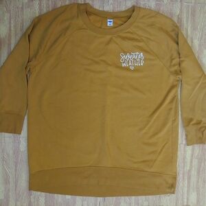 Old Navy Sweater Weather Crew Neck Orange Pumpkin Spice XL